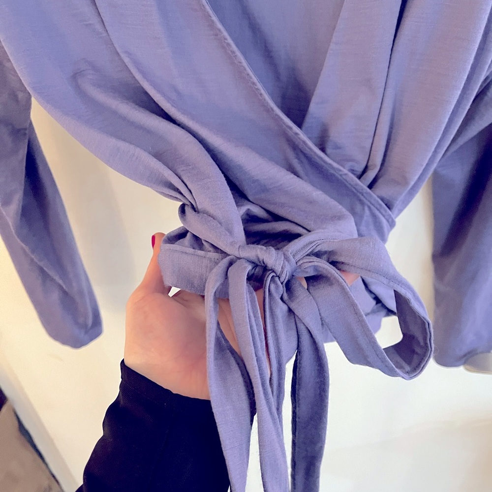 Wool& Wrap Top - size L - Picture 3 of 5